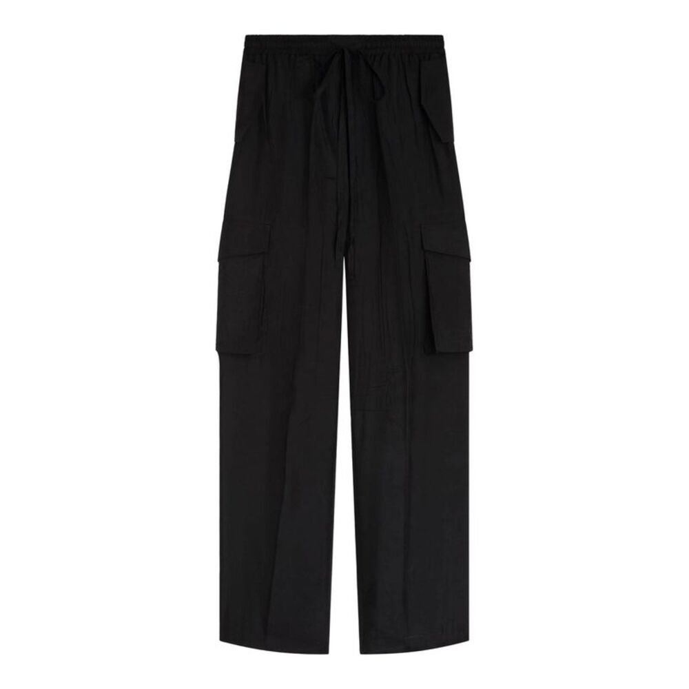 Phoebe Philo Women Silk Cargo Pants